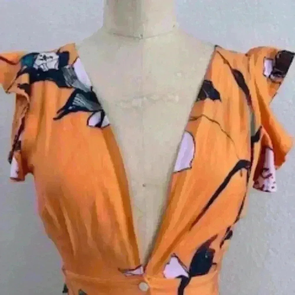 Maaji, Size S, Orange Floral - Picture 2 of 7